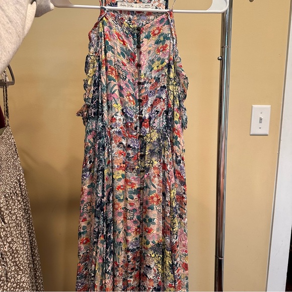 Anthropologie Thin Strap Floral Dress - Picture 2 of 6